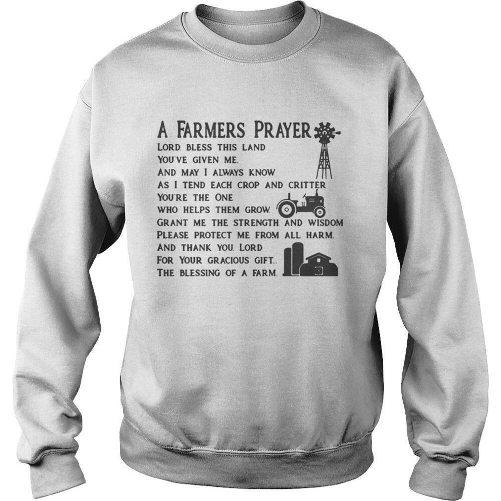 A Farmers Prayer The Blessing Of A Farm Shirt - Picture 1 of 4